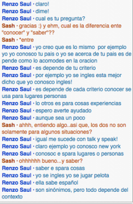 conocer y saberrrr
