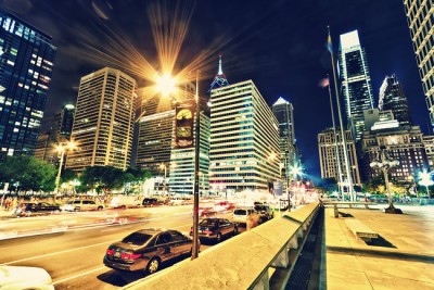 Center-City-night-shine