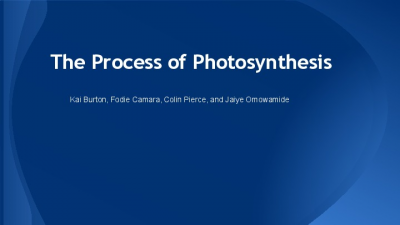 Photosynthesis Lesson (1)