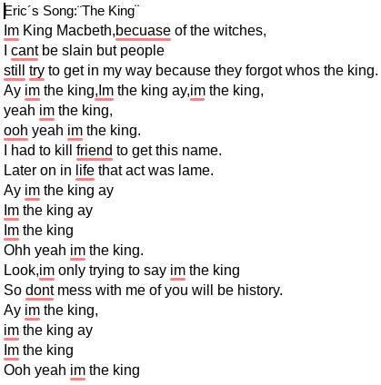 Imalrightokay King & Queen Lyrics