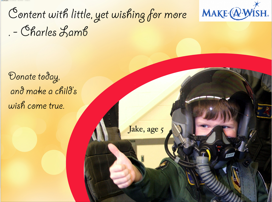 Make-a-Wish Foundation English BM Ad #2