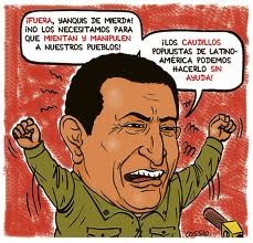 Hugo Chavez Tira Comica