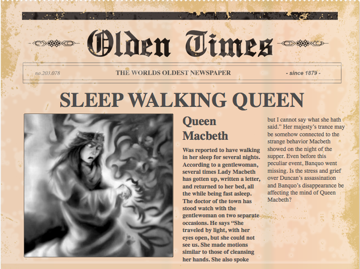 Реферат: Newspaper Report On The Conviction Of Macbeth