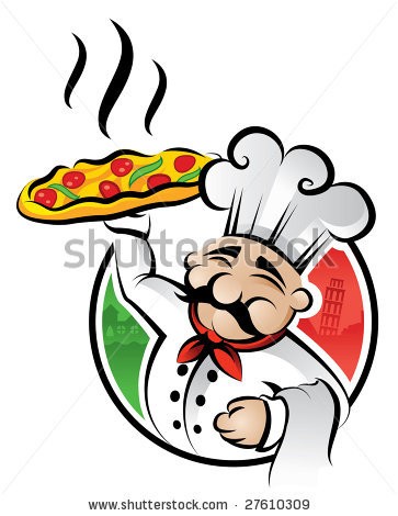 stock-vector-illustration-of-an-italian-cartoon-chef-with-a-freshly-baked-pizza-27610309