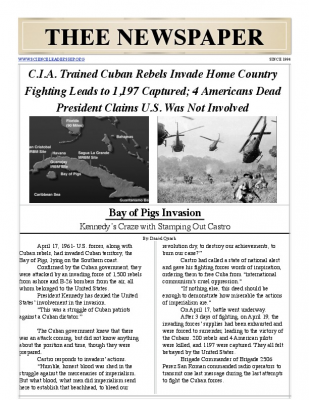 Image result for bay of pigs newspaper article