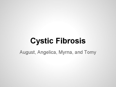 Cystic Fibrosis- Q1 BM