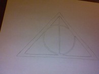 Outline of deathly hallows