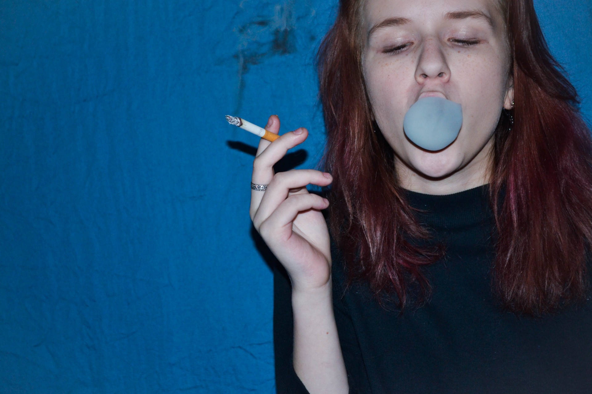 Emily Smoking-5