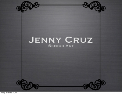JCruz, SeniorArt