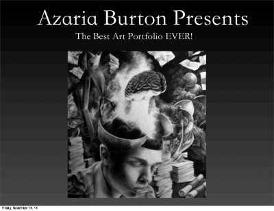 Art Portfolio, Azaria Burton Band E