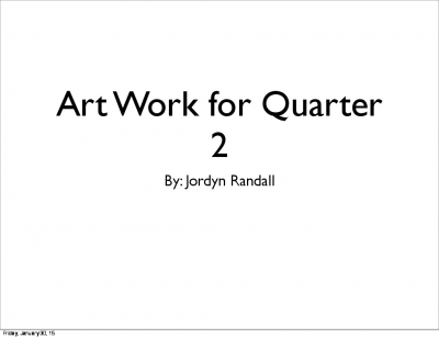 Art Work Quarter 2