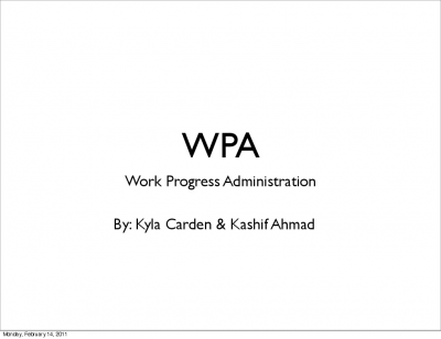 WPA history 1