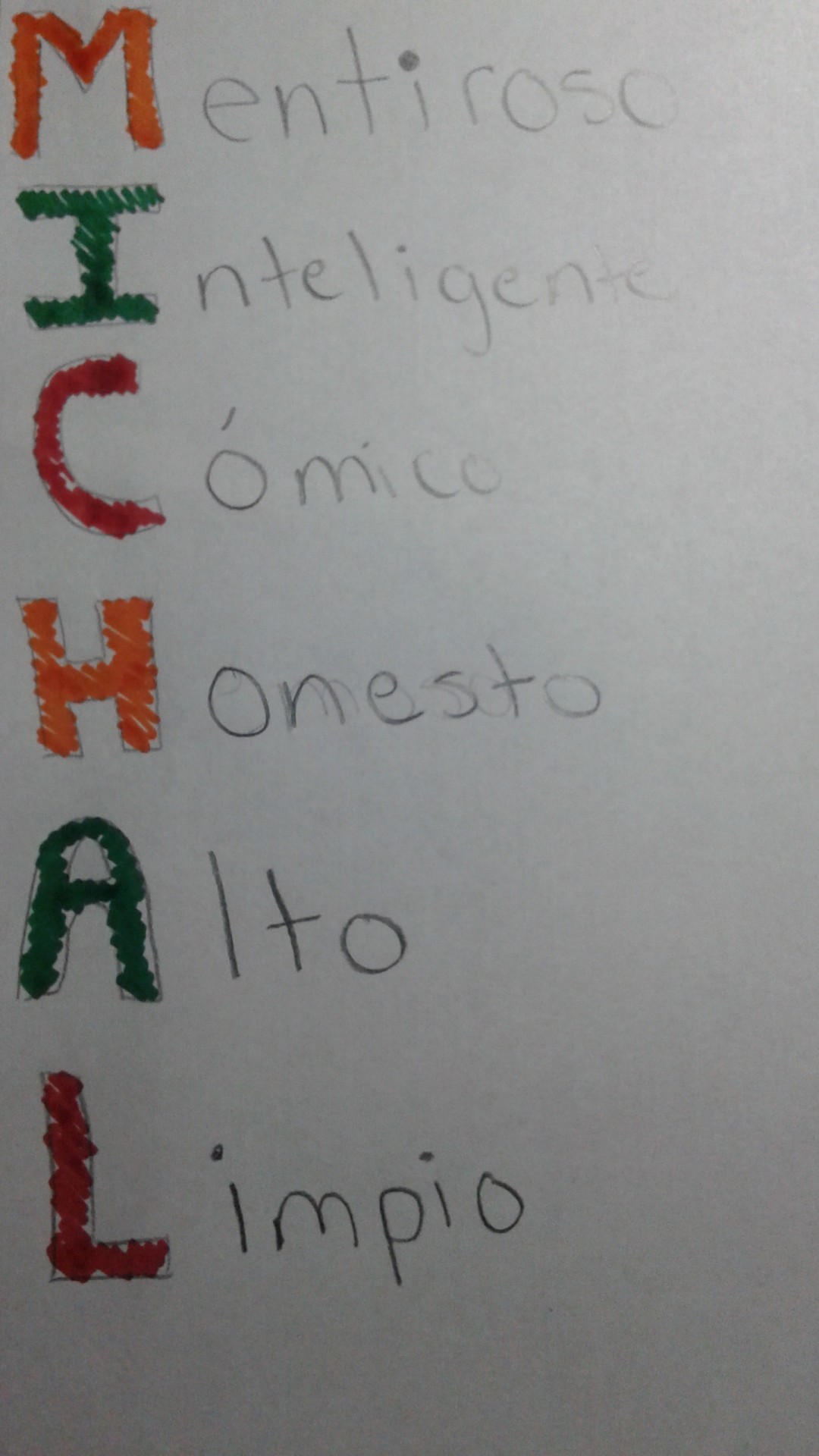 How To Say Acrostic Poem In Spanish