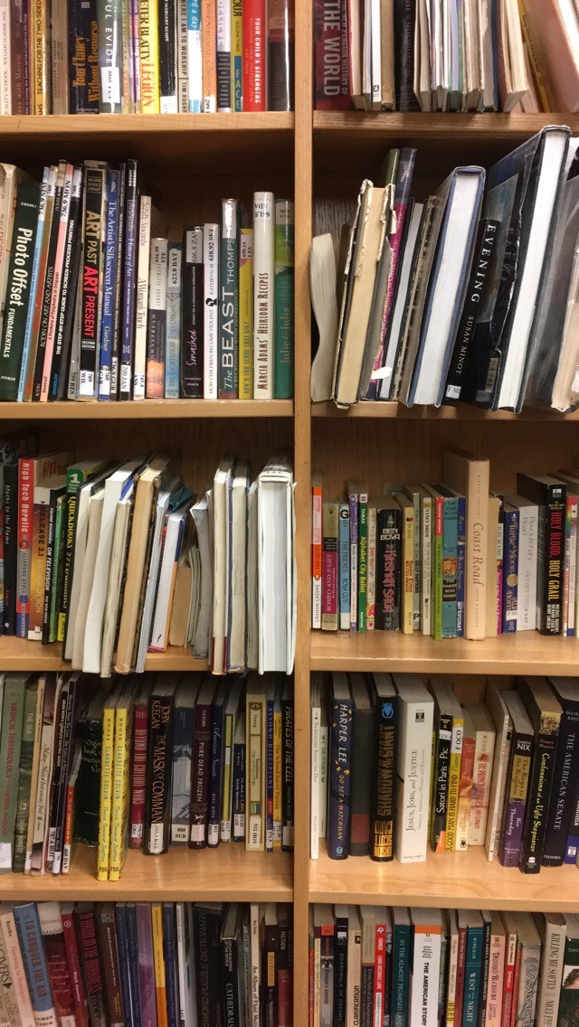 A reorganized shelf