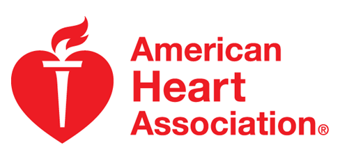 The logo of the American Heart Association