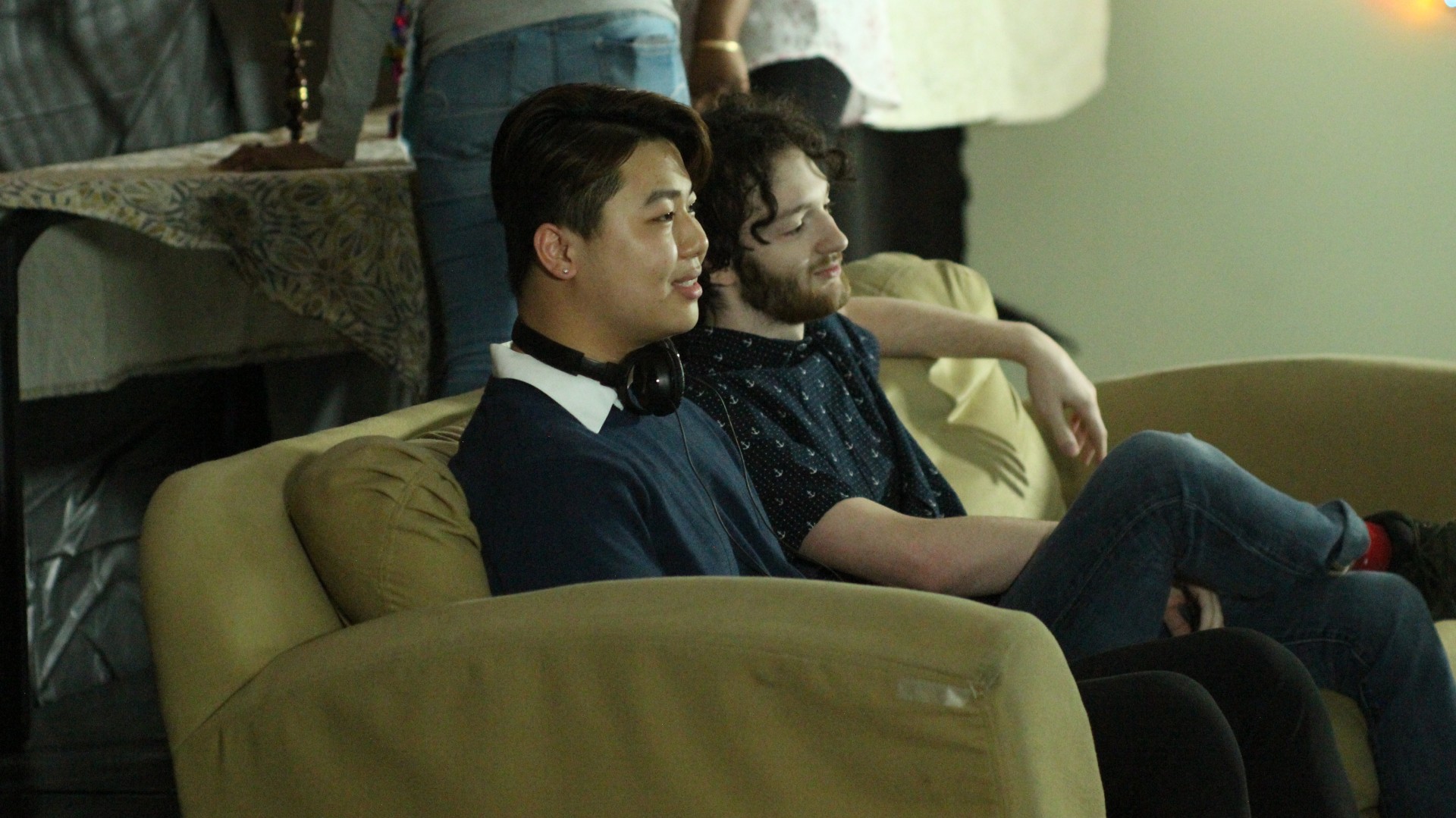 William acting like an awkward teen and Lucien as a creepy uncle