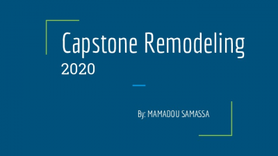 Capstone Remodeling  2020
