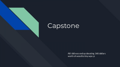 capstone presentation (Gayer)