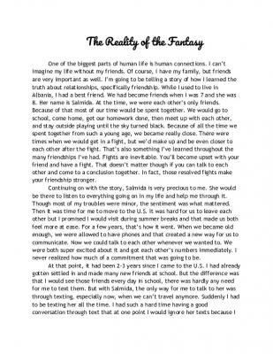 Memoir Project Final Draft (2)