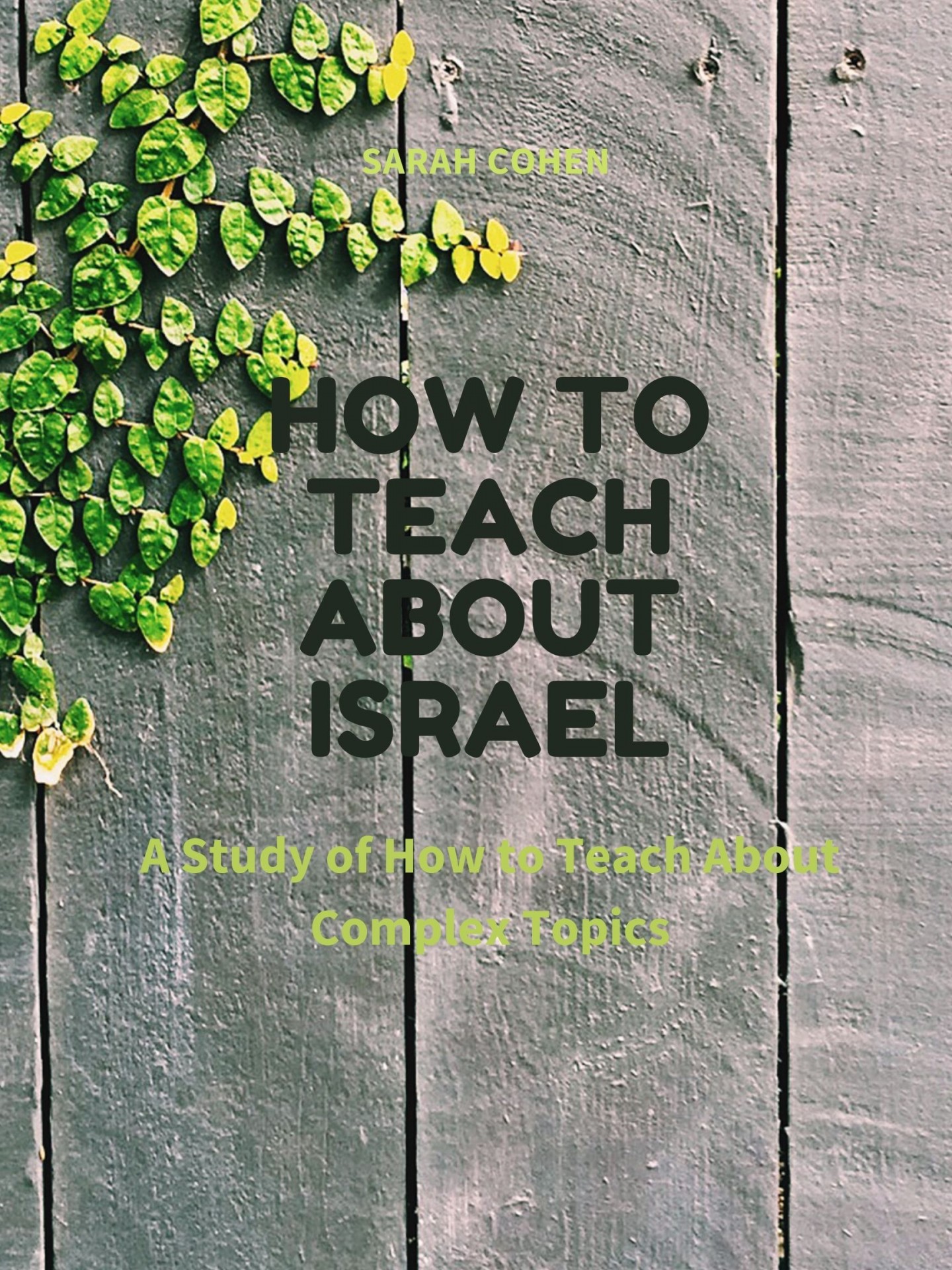 How to Teach About Israel