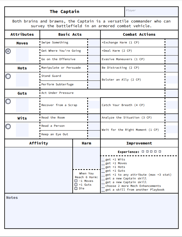 Part of one of the Playbooks