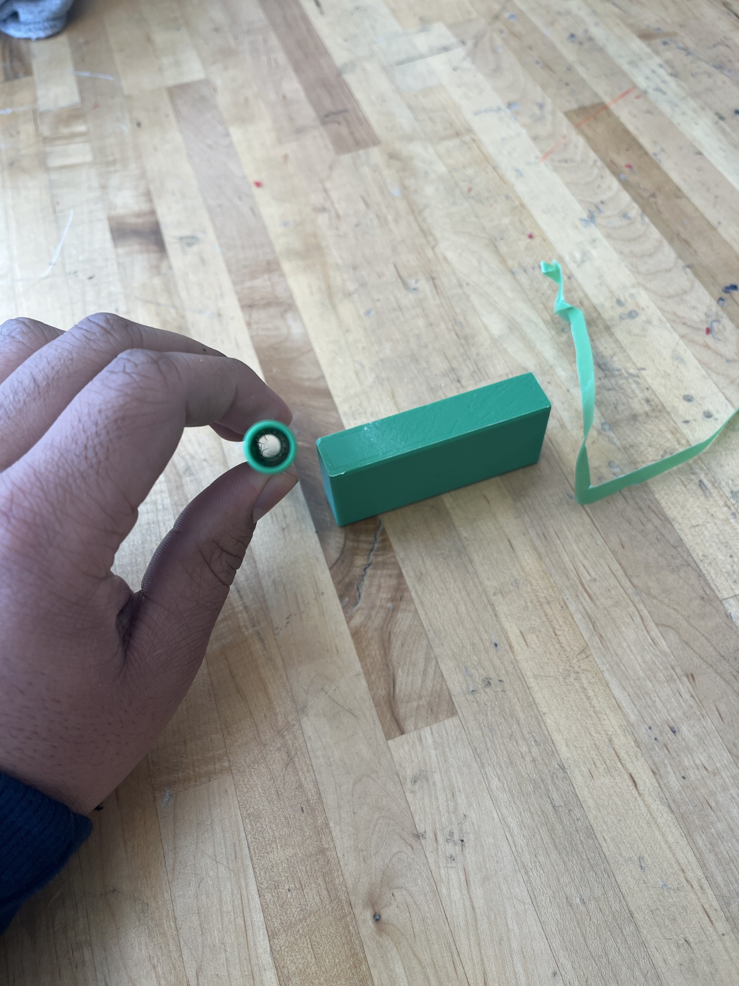 Prototype #3 (With separated base and pin, spring also attached)