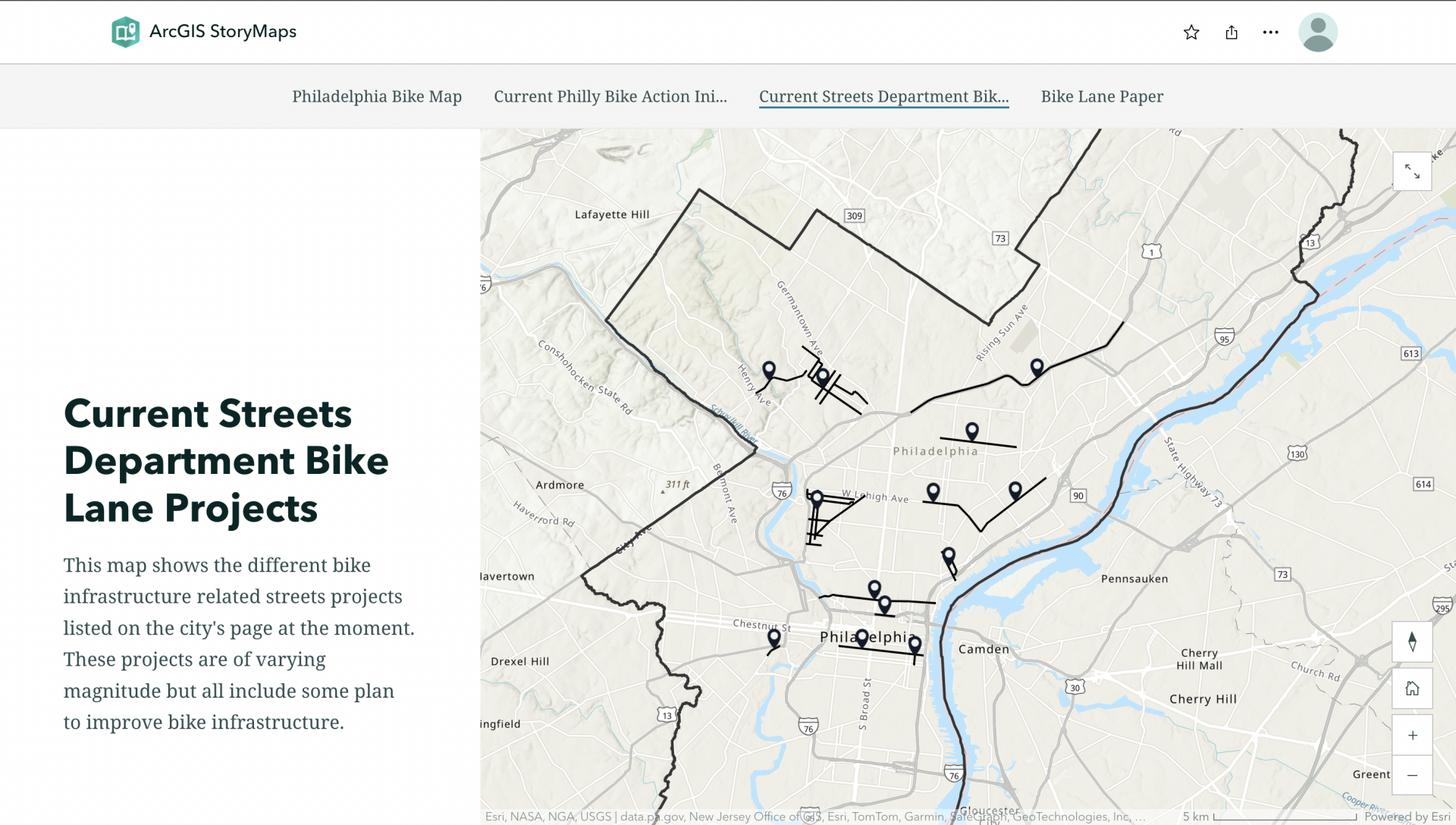 StoryMap Example Screenshot #2