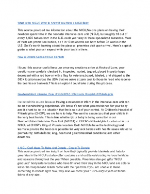 Avory Nelson - Annotated Bibliography