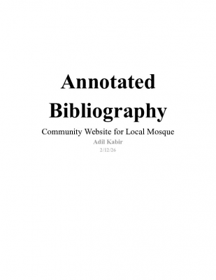 Kabir - Capstone Bibliography (1)