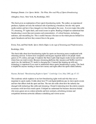 Annotated biblography (1)