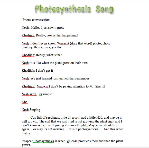 Photosynthesis Song Remix To Marvins Room Science